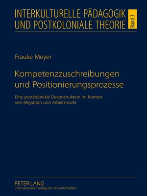 cover image of Kompetenzzuschreibungen und Positionierungsprozesse